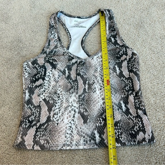 EVOLUTION and Creation animal snake print tank top size L - Picture 7 of 9